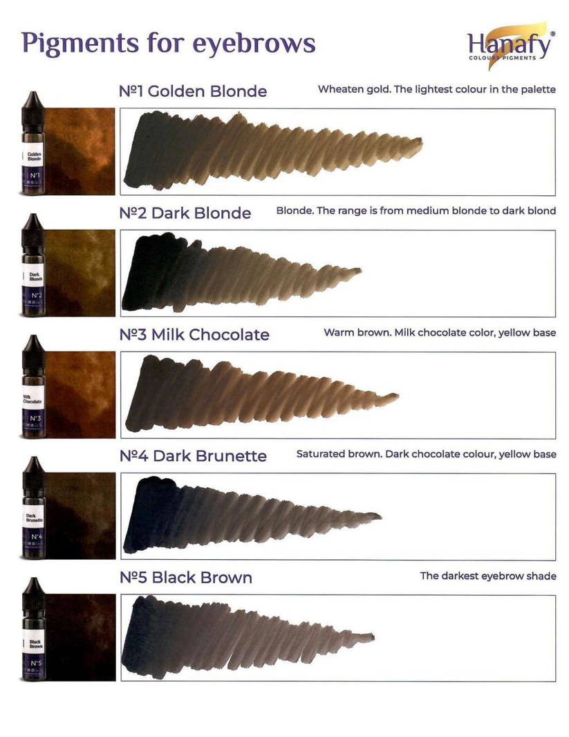 Hanafy Main Eyebrows|主選眉毛系列| N5 Black Brown 5ml