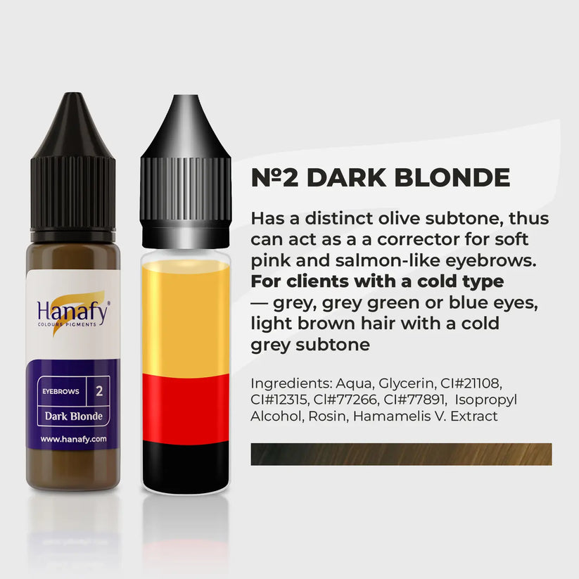 Hanafy Eyebrow N2 Dark Blonde