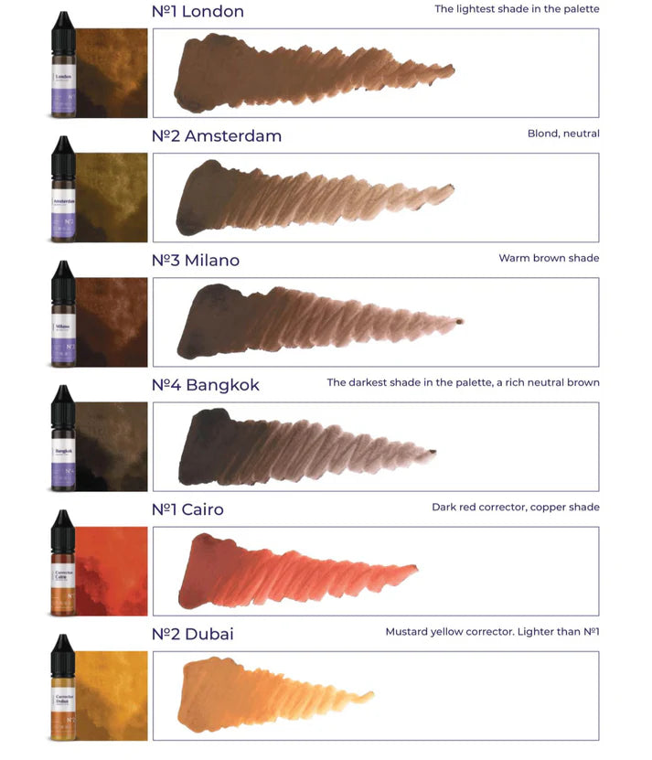Hanafy 5ml Mineral Eyebrows Mini Set