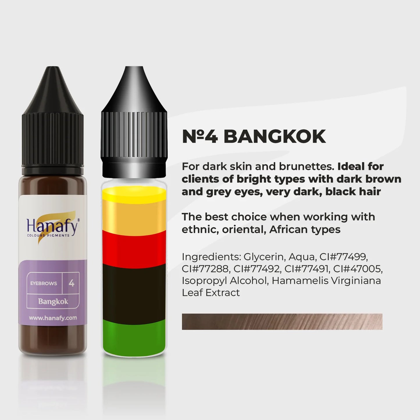 Hanafy Mineral Eyebrow Pigment № 4, Bangkok