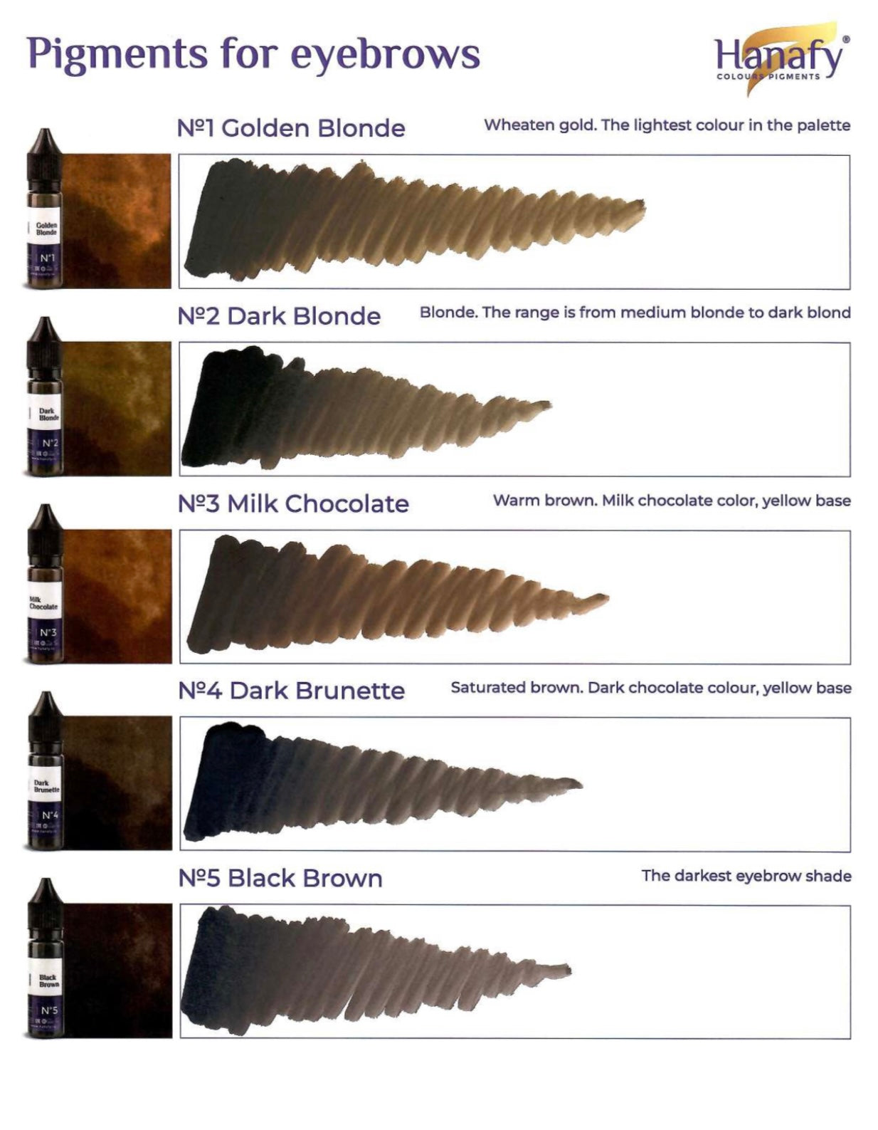 Hanafy Eyebrow N1 Golden Blonde