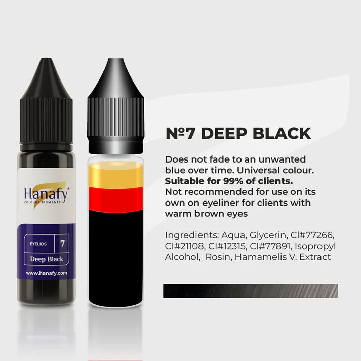 Hanafy Eyeliner N7 Deep Black