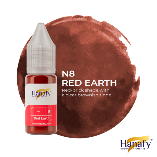 Hanafy Lips N8 Red Earth