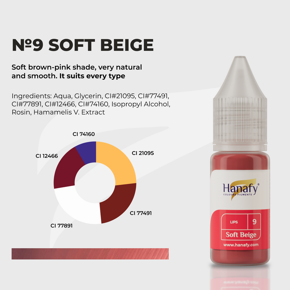 Hanafy Lips N9 Soft Beige