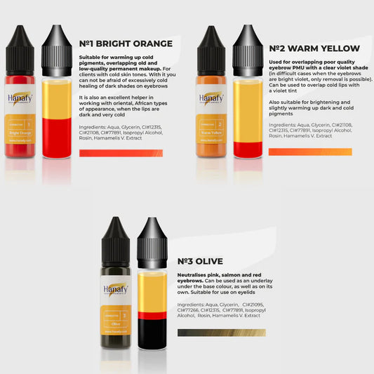 Hanafy 5ml Correctors Mini Set