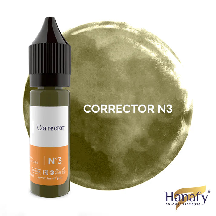 【效期快閃】 Hanafy Corrector N3 Olive 15ml