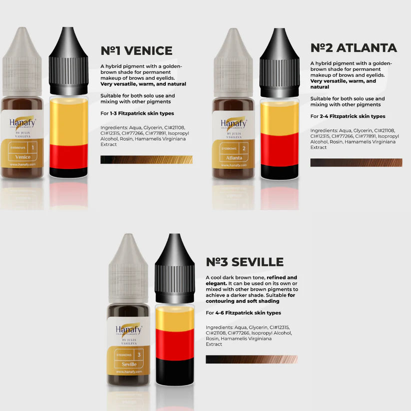 Bohemian Brows by Julia Vasileva｜5ml Mini Set