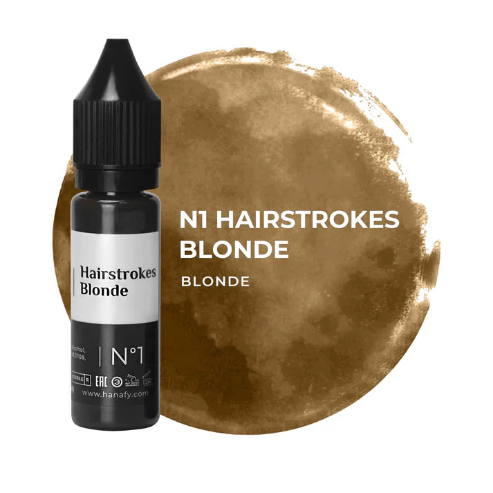 Hanafy Hairstrokes ｜機器飄眉系列｜ N1 Blonde 15ml