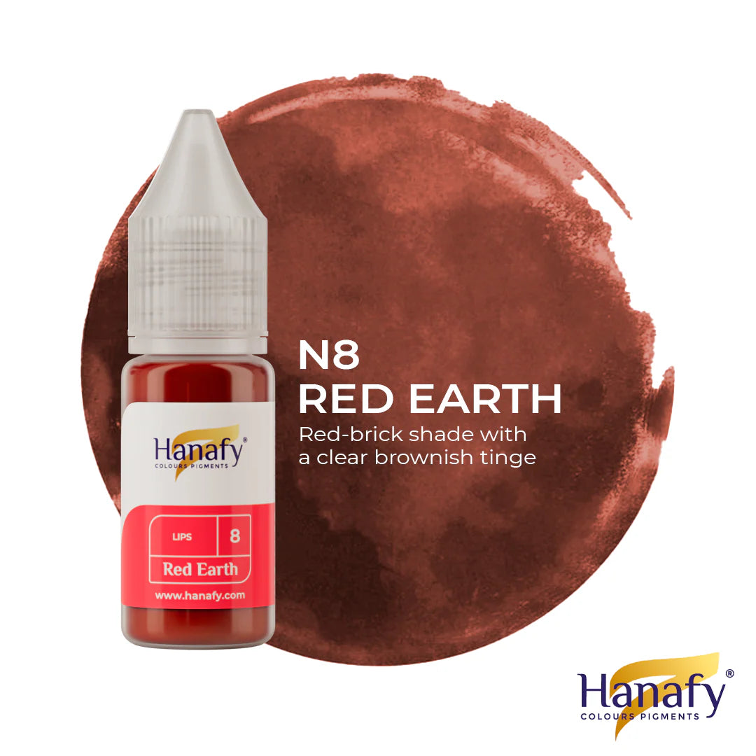 【效期快閃】 Hanafy Lips N8 Red Earth 10ml