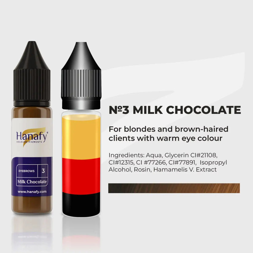 Hanafy Eyebrow N3 Milk Chocolate